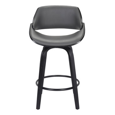 Farrish Swivel Upholstered Counter Stool