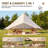 6-10person Yurt Tent,  4 Season Waterproof Bell Tent, Glamping Tents With Stove Jack-125397403-125397400