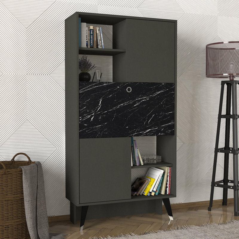 Bibliothèque géométrique H 68,35 "x l 35,43"