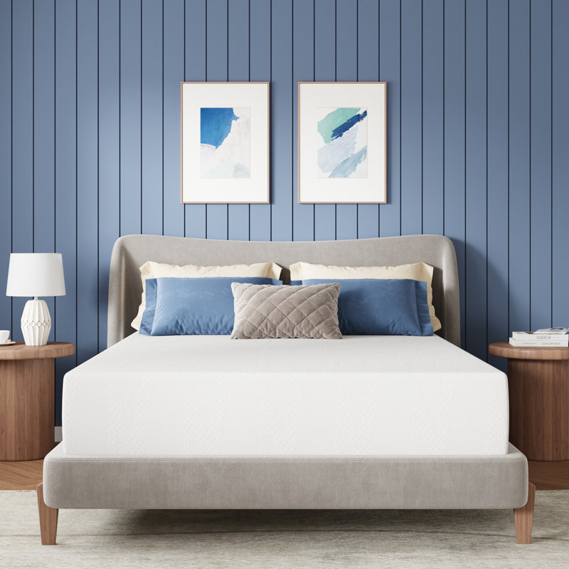 12" Medium Gel Memory Foam Mattress, King, 12