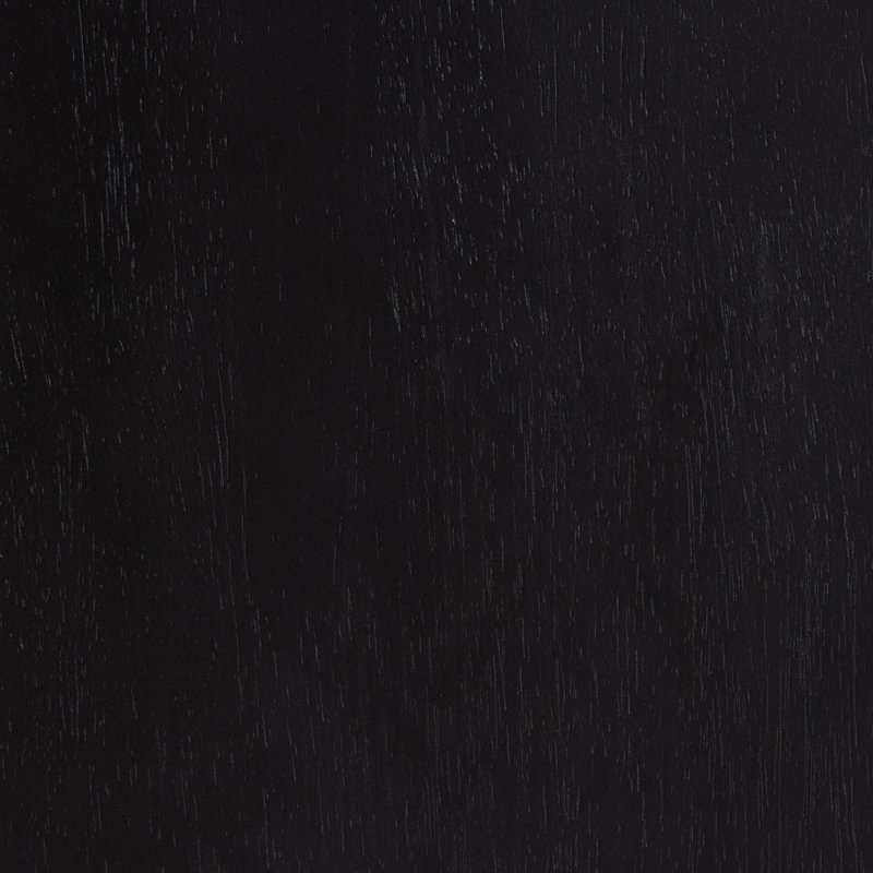 Commode à 6 tiroirs avec cadre perlé et base surélevée pour chambre Baxton Studio Brantley, Noir