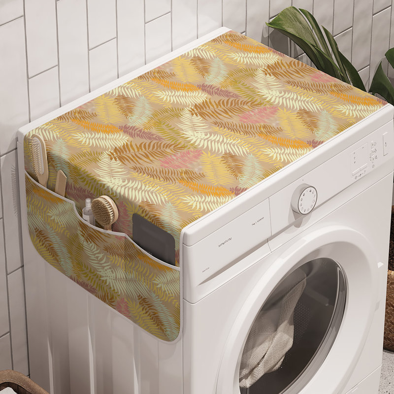 Paquet de 2 boîtes de rangement en moutarde rose pastel de 47 po x 18,5 po East Urban Home Exotics
