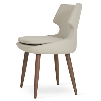 Chaise d'appoint en bois Patara