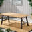 Dining  3 Pcs : Wood Furniture With Slat Panels, Weather , Rustic Home Exhilaration Paneled Dining Table And Benches, , Theme