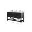 Parker 60 po X P 22 po Meuble-lavabo double D-110444211