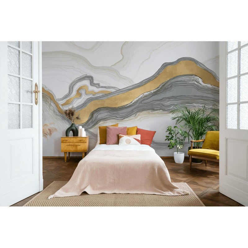 Murale douce fumée Ringling, L 106 po x l 187 po