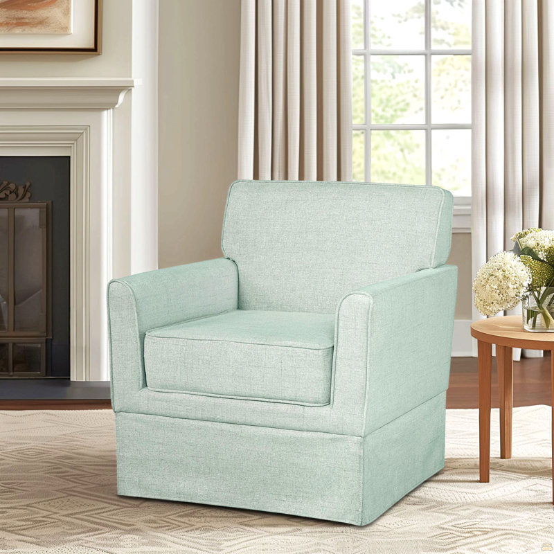 Fauteuil décoratif vert menthe