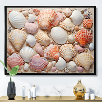 " Seashell Contemporary Collage "
