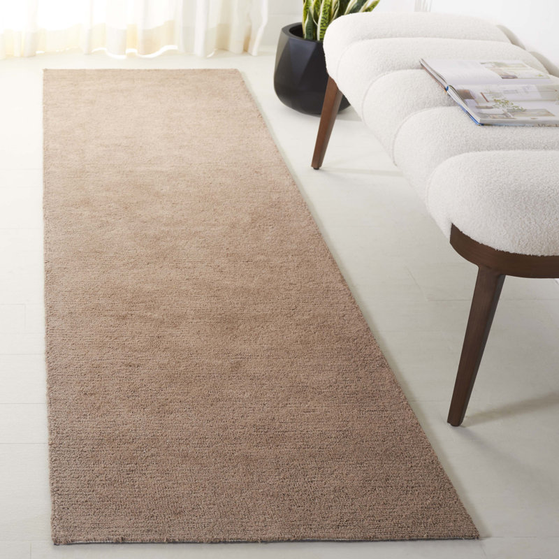 Jimeny Hand Tufted Jute Cotton Rug in Natural, Runner 2'3" x 8'