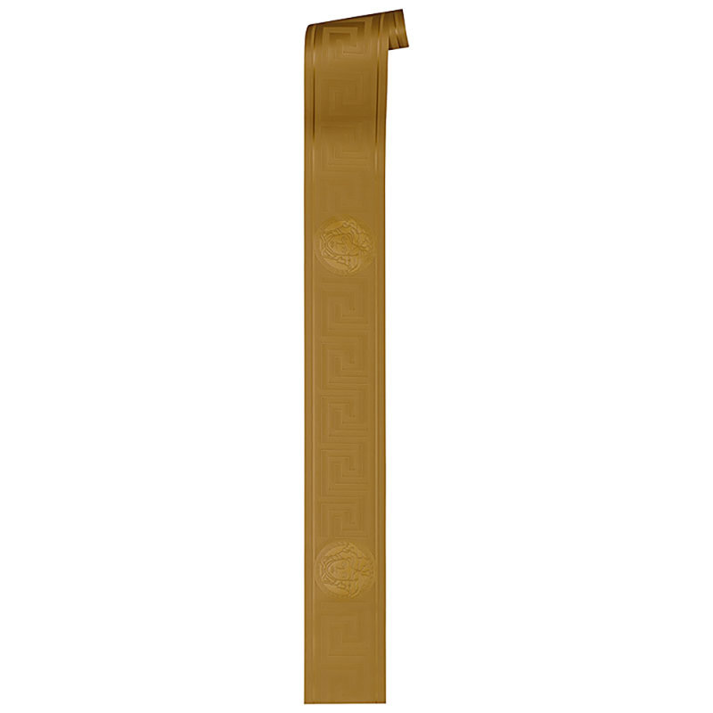 Versace Black Ice Magesty Unpasted Vinyl Wallpaper Border, Gold