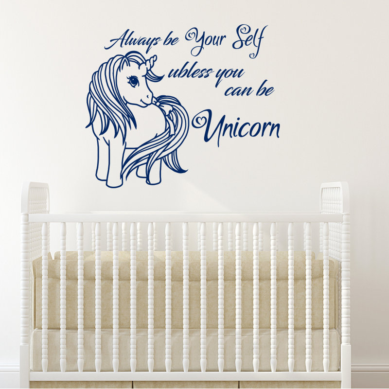Animals Wall Decal, Dark Blue