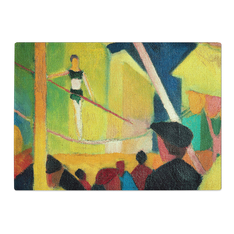 Tightrope Walker Vol.1 by August Macke Chopping Board, 0.4cm H x 20cm W x 28.5cm L