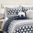 Uriel Navy Microfiber Reversible Quilt Set-125273153