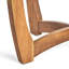 Table rustique en bois 27,5 po - avec lattes pour le plaisir de l'extérieur Bistro avec panneaux