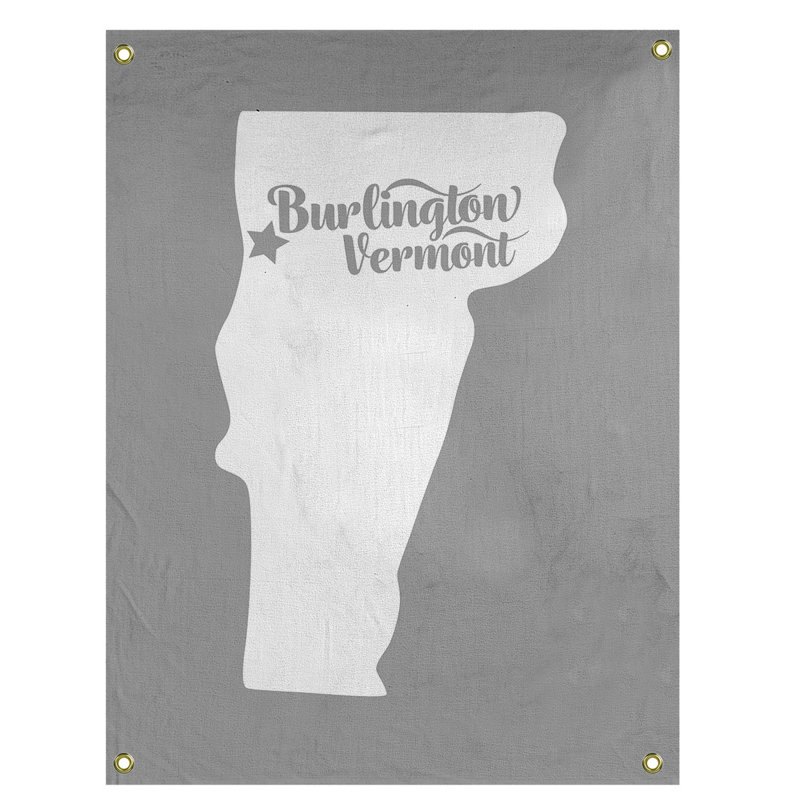 Tapisserie murale vermont burlington, H 80 po x l 59 po, Gris