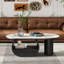 Pedestal Coffee Table with Storage