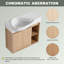 Meuble-lavabo mural 26 po