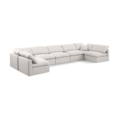 Itala Upholstered U-Shaped Sectional Reversible
