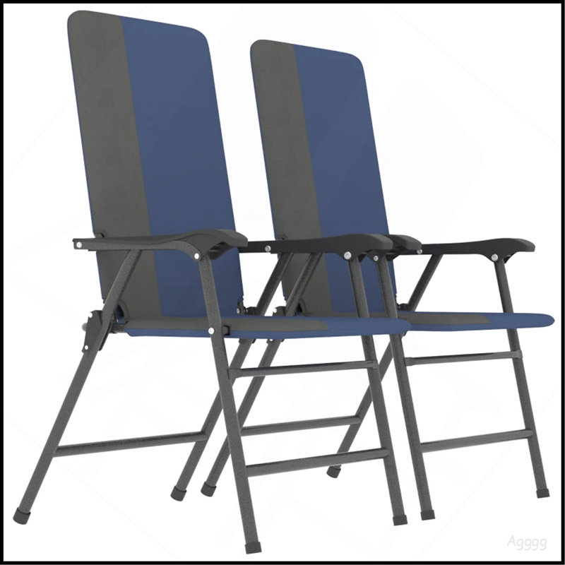 Ensemble de chaises d'extérieur, chaises de jardin à dossier haut, chaises de camping pliantes, ensemble de 2 chaises de patio