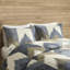 Édredon encre + Ivy - très petit / très grand - coton 200Tc bleu marine, 2 taies décoratives assorties, taies décoratives incluses, traitement-120274497-120274500