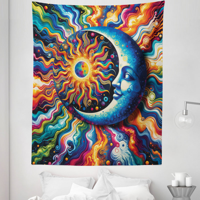 Tapisserie en microfibre, H 88 po x l 68 po