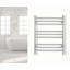 Riviera Electric Wall-mounted Towel Warmer, Polished, 9 Bars, Dual Connection