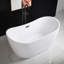 59" x 29" Freestanding Soaking Acrylic Bathtub-681106053-779439553