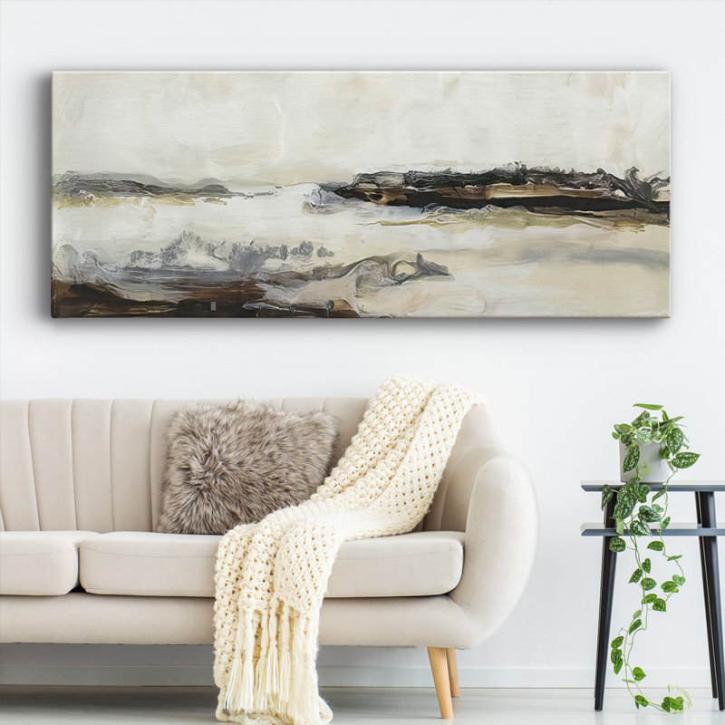 Joyeux horizon Ii sur toile, H 24 po x l 60 po x P 1,5 po