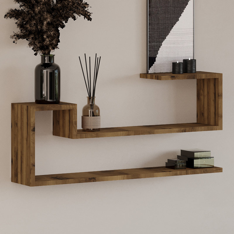 Floating Shelf, Nut Tree