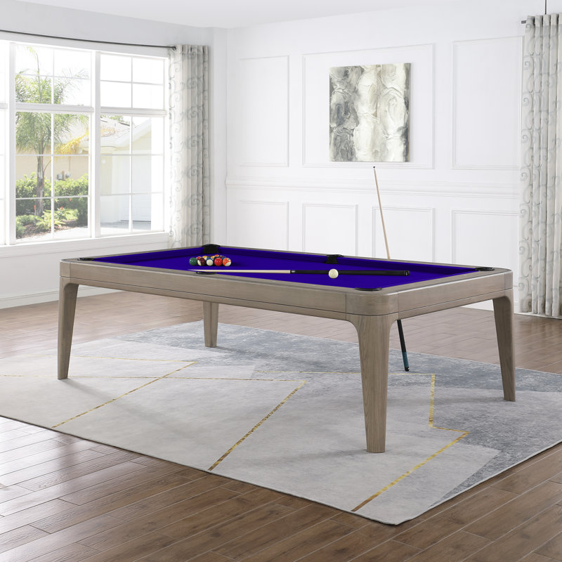 Playcraft Boca 8' Slate Pool Table with Professional Installation Included, Purple, Dining Top Not Included