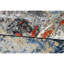 Hand Knotted Abstract Area Rug in Blue/Red/Ivory-1023104936