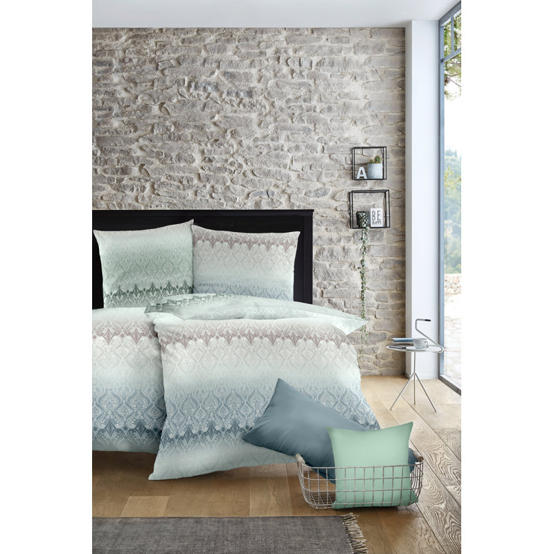 No Pattern Duvet Cover Set with Pillowcases, 155 x 220cm