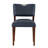 Bryson Midnight Blue Faux Leather Dining Chair - Set Of 2