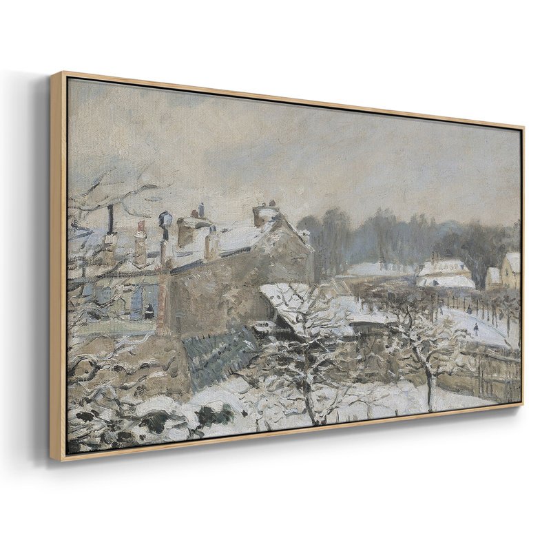 Paysage, série CDV III, toile tendue avec châssis, prête à être accrochée, Naturel, H 17 po x l 33 po