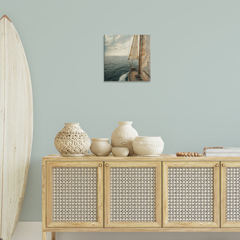 Toile ouverte sur la mer par LSR Design Studio bp-489_CN, H 17 po x l 17 po