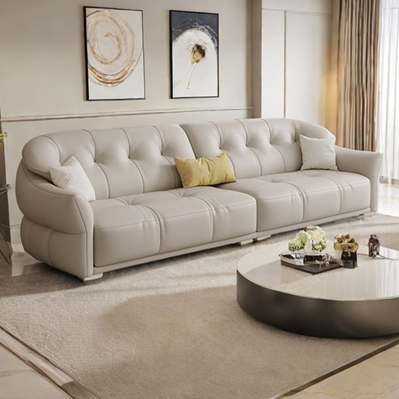 Petit canapé de luxe nordique à lumière simple, H 35,43 po x l 98,42 po x P 39,37 po