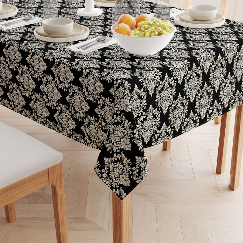Floral 162 Cotton Tablecloths, 104" x 52"