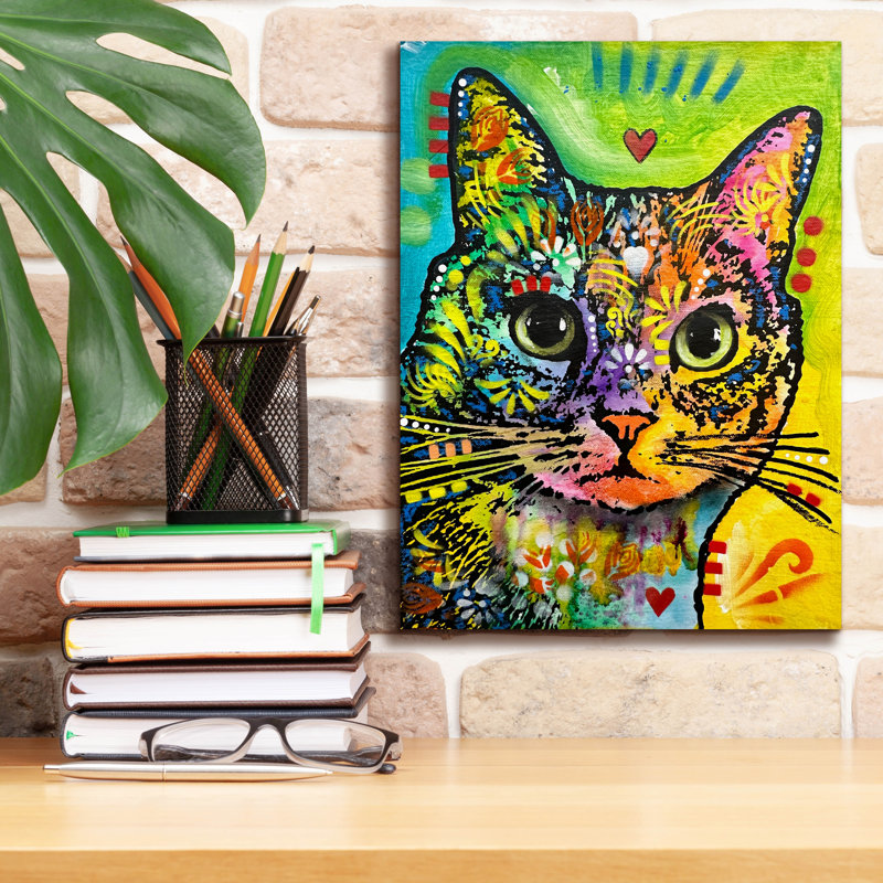 «I Love You Mama» par Dean Russo, art mural sur toile, H 16 po x l 12 po x P 0,75 po