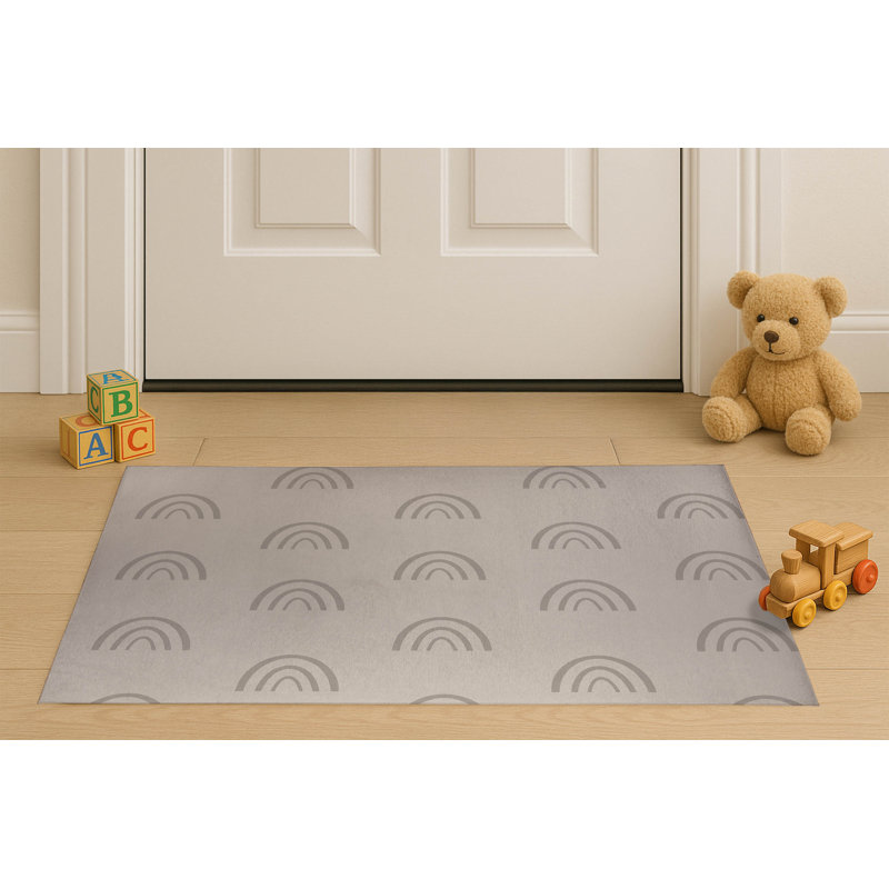 Paillasson Plain Bows Match, Taupe, L 84 po x L 60 po