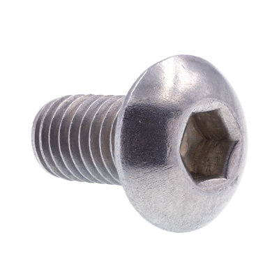Socket Cap Screws, Button Head, Hex (Allen) Drive, #10-32 X 3/8 in (10 Pack)