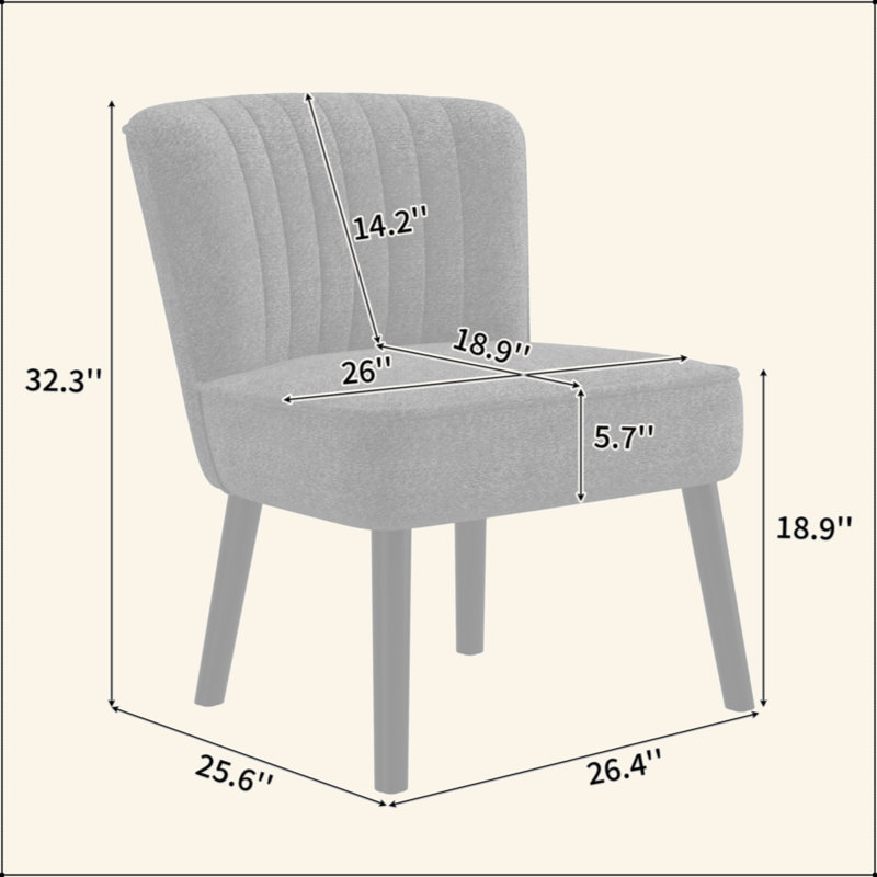 Chaise coquille, Blanc