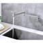 Robinet de robinet de cuisine mural pliant, bras pour un remplissage d'eau précis et sans effort, poignées doubles pour gérer le débit, la corrosion, - robinet en laiton, contrôle rapide efficace, surface de corrosion,