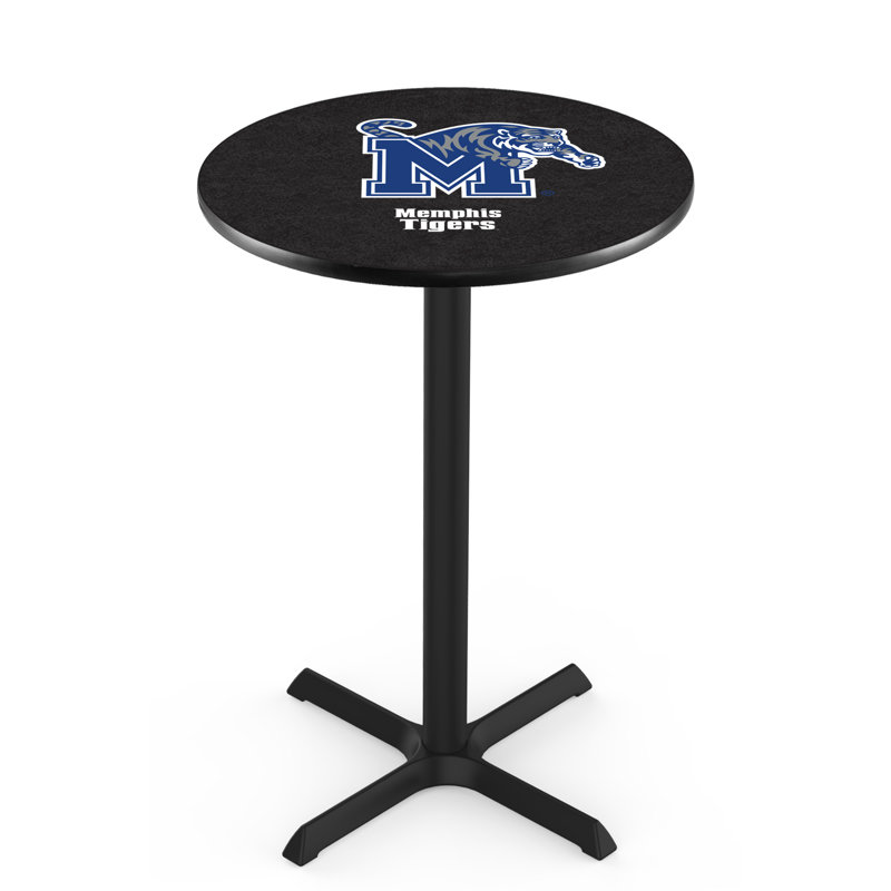 Round Metal Base Dining Table, University of Memphis