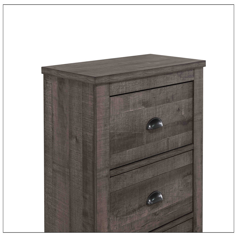 Nightstand For Bedroom, Gray