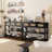 43.3" Sofa/Console Table - With 3 Top Drawers And 2 Open Shelves, Farmhouse Style-179112222