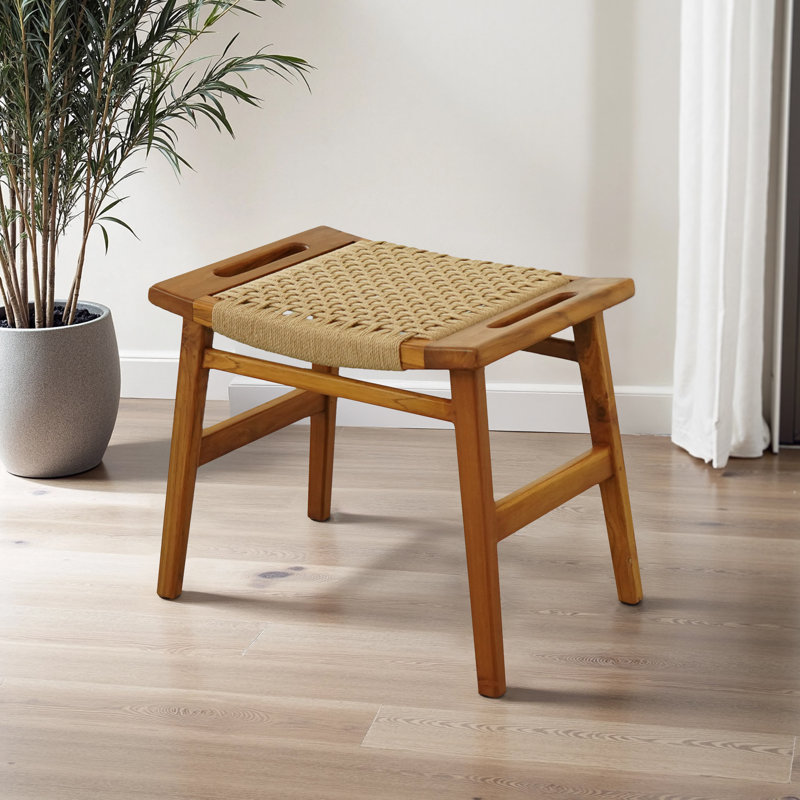 Tabouret en bois massif Charleeann