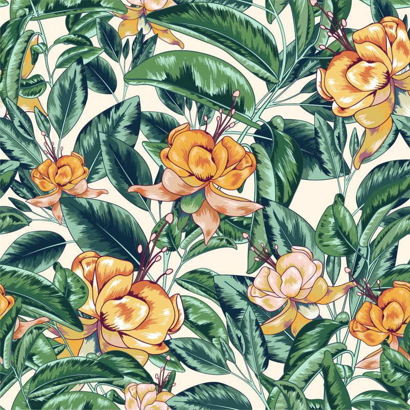 Peel & Stick Floral Wall Mural