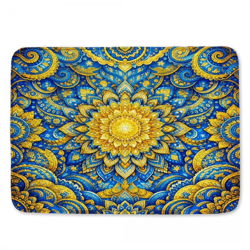 Tapis de bain Mandala, 24in W x 17in L
