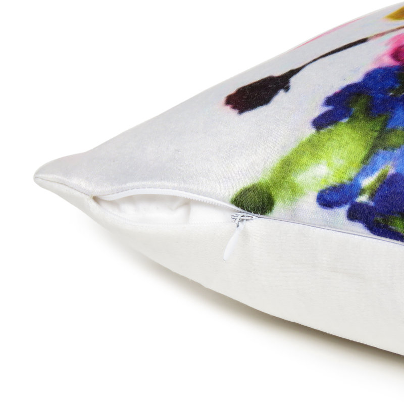 Floral Pillow Cover, 16" x 16"