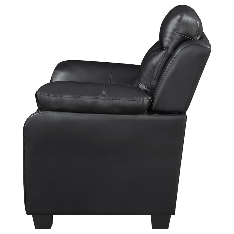 Chaise moderne en tissu et coussin Ciddrenar